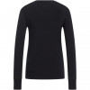 Odlo BL TOP MERINO 260 γυναικεία μακρυμάνικη μπλούζα βασικού στρώματος με στρογγυλή λαιμόκοψη, μέγεθος S, μαύρη