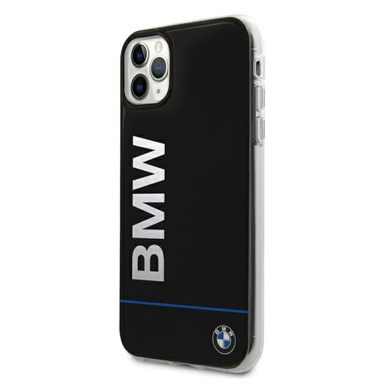 BMW BMHCN58PCUBBK Apple iPhone 11 Pro θήκη hardcase Signature Printed Logo, μαύρη