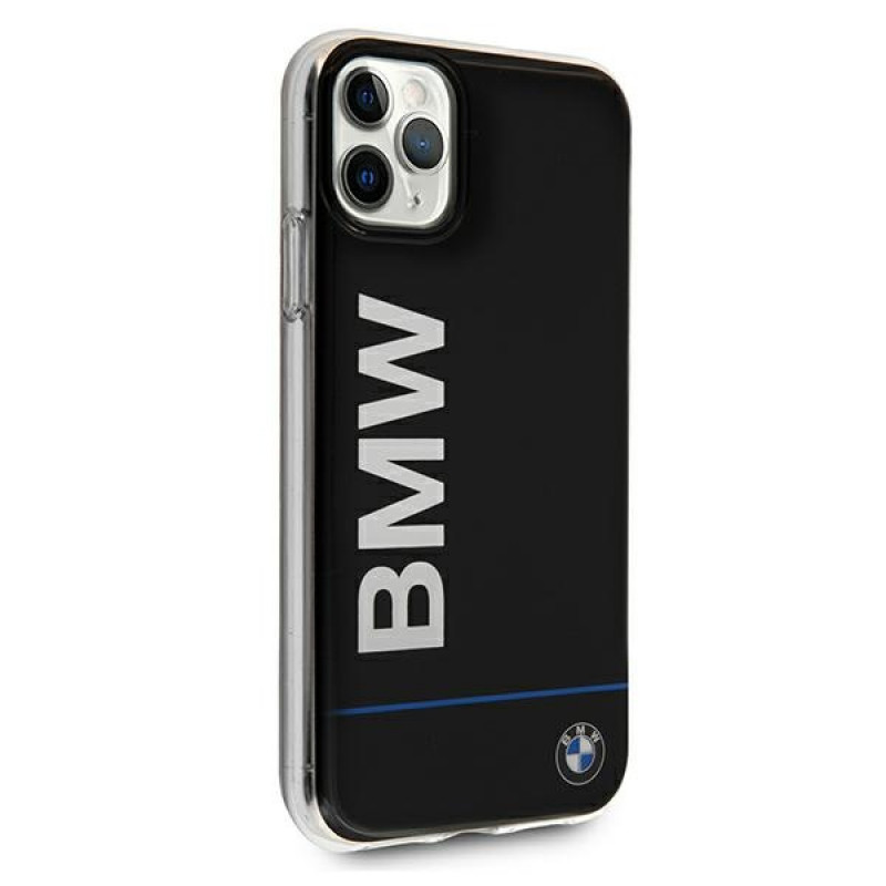 BMW BMHCN58PCUBBK Apple iPhone 11 Pro θήκη hardcase Signature Printed Logo, μαύρη