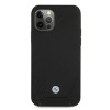 BMW BMHCP12MRSWPK Apple iPhone 12 / 12 Pro θήκη σκληρή Leather Perforate, μαύρη