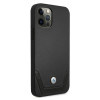 BMW BMHCP12MRSWPK Apple iPhone 12 / 12 Pro θήκη σκληρή Leather Perforate, μαύρη