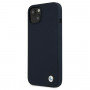 BMW BMHCP13SSILNA Apple iPhone 13 mini θήκη hardcase Silicone Signature, Navy