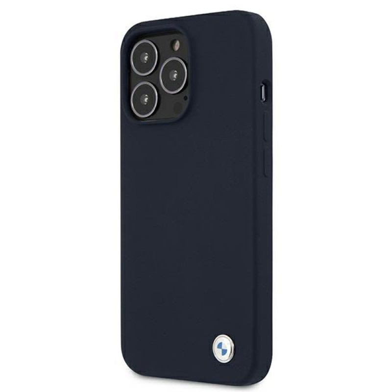 BMW BMHCP13XSILNA Apple iPhone 13 Pro Max θήκη hardcase Silicone Signature, Navy