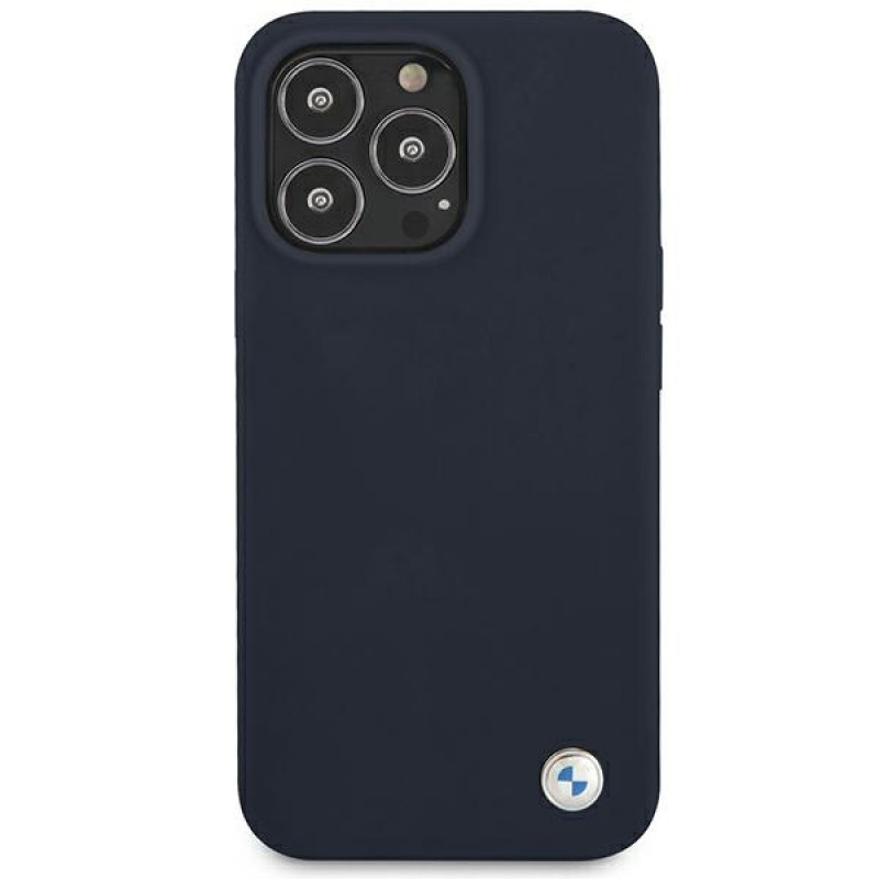 BMW BMHCP13XSILNA Apple iPhone 13 Pro Max θήκη hardcase Silicone Signature, Navy