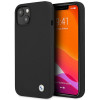 BMW BMHCP13SSILBK Apple iPhone 13 mini θήκη σκληρή Silicone Signature, μαύρη