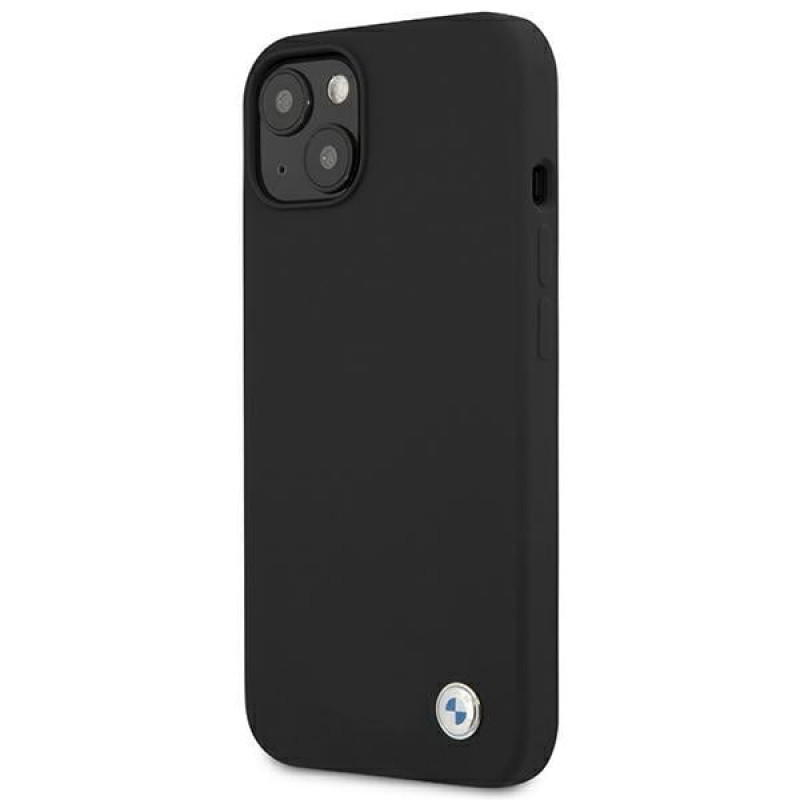 BMW BMHCP13SSILBK Apple iPhone 13 mini θήκη σκληρή Silicone Signature, μαύρη