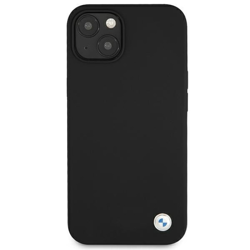 BMW BMHCP13SSILBK Apple iPhone 13 mini θήκη σκληρή Silicone Signature, μαύρη