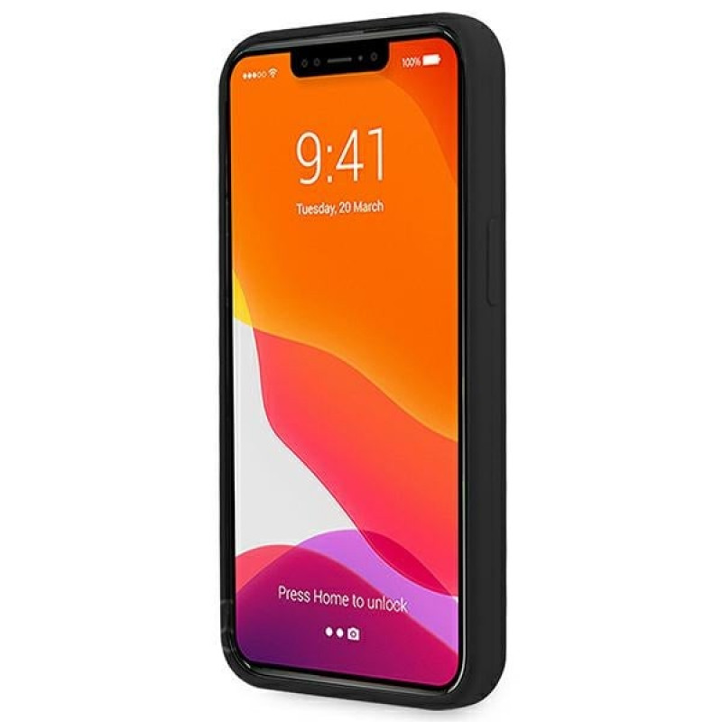 BMW BMHCP13SSILBK Apple iPhone 13 mini θήκη σκληρή Silicone Signature, μαύρη