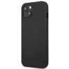 Mercedes-AMG AMHCP14MDOLBK Apple iPhone 14 Plus / 15 Plus σκληρή θήκη Leather Hot Stamped, μαύρη