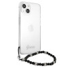 Guess GUHCP13SKPSBK Apple iPhone 13 mini θήκη hardcase Black Pearl, Διαφανής