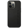Mercedes-AMG AMHCP14LDOLBK Apple iPhone 14 Pro θήκη σκληρή, Leather Hot Stamped, μαύρη