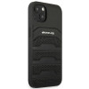 Mercedes-AMG AMHCP14MGSEBK Θήκη Apple iPhone 14 Plus / 15 Plus, Leather Debossed Lines, μαύρη
