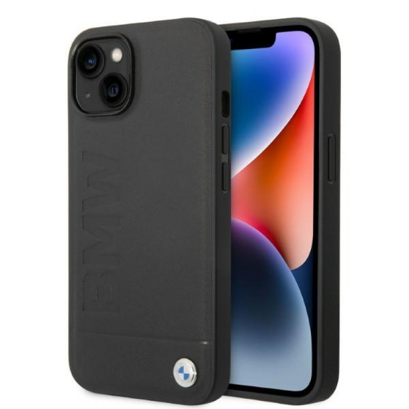 BMW BMHMP14MSLLBK Θήκη Apple iPhone 14 Plus / 15 Plus, Signature Logo Imprint MagSafe, μαύρη
