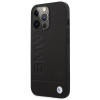Θήκη σκληρή BMW BMHMP14LSLLBK Apple iPhone 14 Pro, Signature Logo Imprint MagSafe, μαύρη