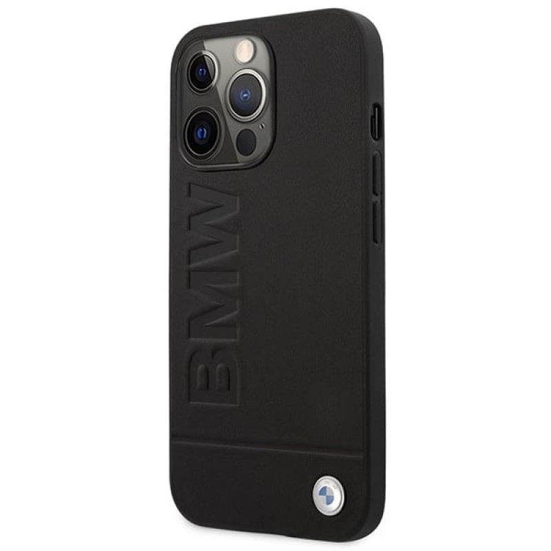 BMW BMHMP14XSLLBK Apple iPhone 14 Pro Max θήκη hardcase, Signature Logo Imprint MagSafe, μαύρη