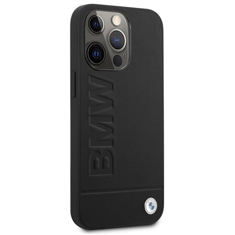 BMW BMHMP14XSLLBK Apple iPhone 14 Pro Max θήκη hardcase, Signature Logo Imprint MagSafe, μαύρη