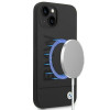 BMW BMHMP14MSLBLBK Θήκη Apple iPhone 14 Plus / 15 Plus, Silicone Signature Logo MagSafe, μαύρη