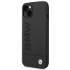 BMW BMHMP14MSLBLBK Θήκη Apple iPhone 14 Plus / 15 Plus, Silicone Signature Logo MagSafe, μαύρη