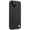 BMW BMHMP14MSLBLBK Θήκη Apple iPhone 14 Plus / 15 Plus, Silicone Signature Logo MagSafe, μαύρη