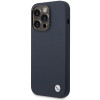 Θήκη BMW BMHMP14XSILNA Apple iPhone 14 Pro Max, Silicone Metal Logo MagSafe, ναυτικό μπλε