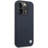 Θήκη BMW BMHMP14XSILNA Apple iPhone 14 Pro Max, Silicone Metal Logo MagSafe, ναυτικό μπλε