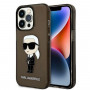 Karl Lagerfeld KLHCP14XHNIKTCK Apple iPhone 14 Pro Max θήκη σκληρή, Ikonik Karl, μαύρη