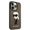 Karl Lagerfeld KLHCP14XHNIKTCK Apple iPhone 14 Pro Max θήκη σκληρή, Ikonik Karl, μαύρη