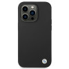 Θήκη BMW BMHCP14LSILBK για Apple iPhone 14 Pro, Silicone Metal Logo, μαύρη