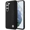 Θήκη σκληρή BMW BMHCS23M22RDPK Leather Textured & Stripe για Samsung Galaxy S23+ (S916), μαύρη