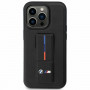 Θήκη BMW Grip Stand Hot Stamp για Apple iPhone 14 / 15 / 13, μαύρη