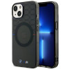 BMW BMHMP14MHGPK Pattern MagSafe σκληρή θήκη για Apple iPhone 14 Plus / 15 Plus, γκρι