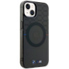 BMW BMHMP14SHGPK Pattern MagSafe σκληρή θήκη για Apple iPhone 14, γκρι