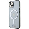 Θήκη BMW BMHMP14MHCRS Silver Ring MagSafe για Apple iPhone 14 Plus / 15 Plus, διαφανής