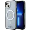 Θήκη BMW BMHMP14SHCRS Silver Ring MagSafe για Apple iPhone 14, διαφανής