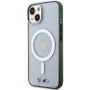 Θήκη BMW BMHMP14SHCRS Silver Ring MagSafe για Apple iPhone 14, διαφανής