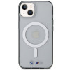 Θήκη BMW BMHMP14SHCRS Silver Ring MagSafe για Apple iPhone 14, διαφανής