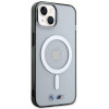 Θήκη BMW BMHMP14SHCRS Silver Ring MagSafe για Apple iPhone 14, διαφανής