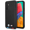 BMW BMHCSA5422PTDK Leather Stamp Tricolor σκληρή θήκη για Samsung Galaxy A54 (A546), μαύρη