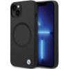 Θήκη BMW BMHMP14SSILBK2 Signature Liquid Silicone MagSafe για Apple iPhone 14, μαύρη