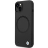 Θήκη BMW BMHMP14SSILBK2 Signature Liquid Silicone MagSafe για Apple iPhone 14, μαύρη