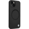 Θήκη BMW BMHMP14SSILBK2 Signature Liquid Silicone MagSafe για Apple iPhone 14, μαύρη