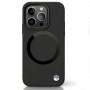 Θήκη BMW BMHMP14XSILBK2 Signature Liquid Silicone MagSafe για Apple iPhone 14 Pro Max, μαύρη