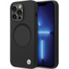 Θήκη BMW BMHMP14LSILBK2 Signature Liquid Silicone MagSafe για Apple iPhone 14 Pro, μαύρη