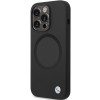Θήκη BMW BMHMP14LSILBK2 Signature Liquid Silicone MagSafe για Apple iPhone 14 Pro, μαύρη