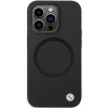 Θήκη BMW BMHMP14LSILBK2 Signature Liquid Silicone MagSafe για Apple iPhone 14 Pro, μαύρη