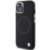 Θήκη BMW BMHMP15SSILBK2 Signature Liquid Silicone MagSafe για Apple iPhone 15, μαύρη