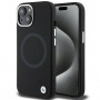 Θήκη BMW BMHMP15MSILBK2 Signature Liquid Silicone MagSafe για Apple iPhone 15 Plus / 14 Plus, μαύρη
