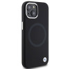 Θήκη BMW BMHMP15MSILBK2 Signature Liquid Silicone MagSafe για Apple iPhone 15 Plus / 14 Plus, μαύρη