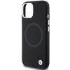 Θήκη BMW BMHMP15MSILBK2 Signature Liquid Silicone MagSafe για Apple iPhone 15 Plus / 14 Plus, μαύρη