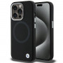 Θήκη BMW BMHMP15XSILBK2 Signature Liquid Silicone MagSafe για Apple iPhone 15 Pro Max, μαύρη